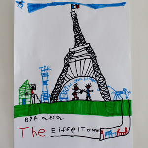 Eiffel Tower & Picture Books set in Paris 